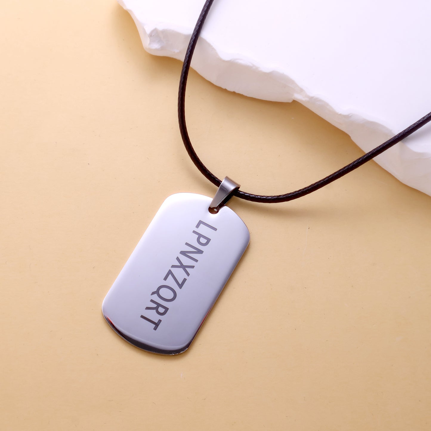 LPNXZQRT Stainless Steel Men's Necklace